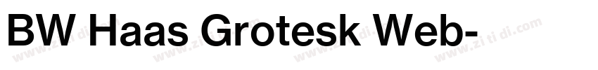 BW Haas Grotesk Web字体转换 BW Haas Grotesk Web字体转换